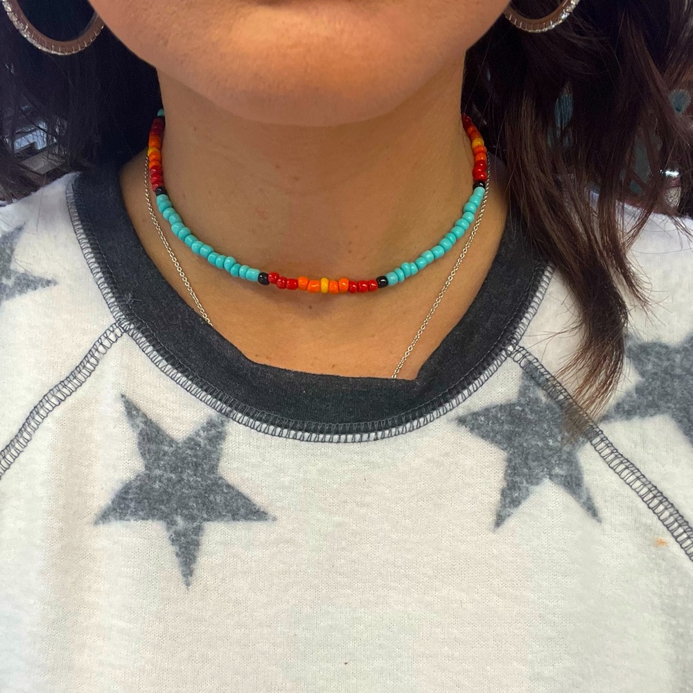 Custom made choker or collarbone necklace